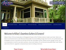 Tablet Screenshot of killianshouseofscreens.com